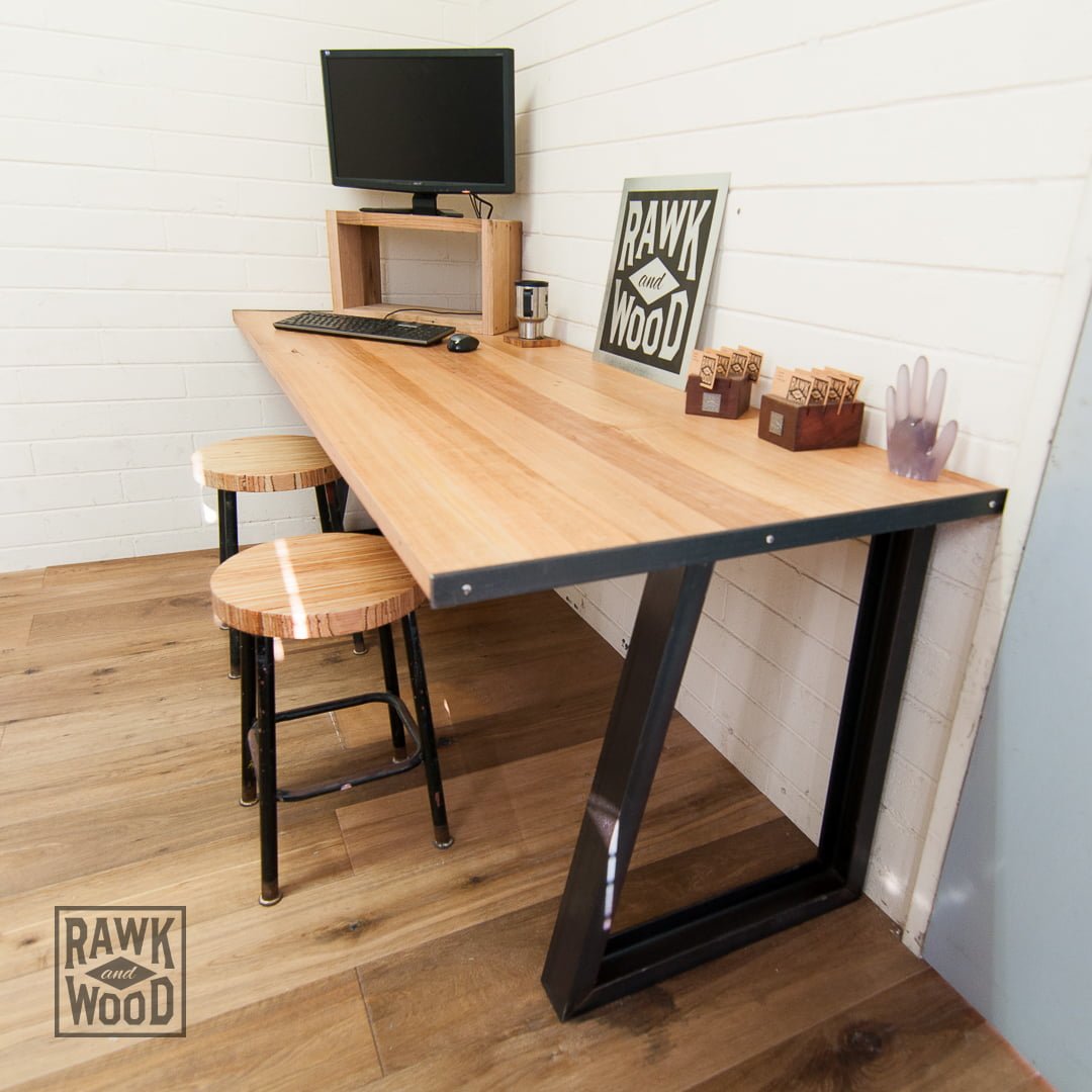 Recycled-Timber-Desk, made in Melbourne by Rawk and Wood