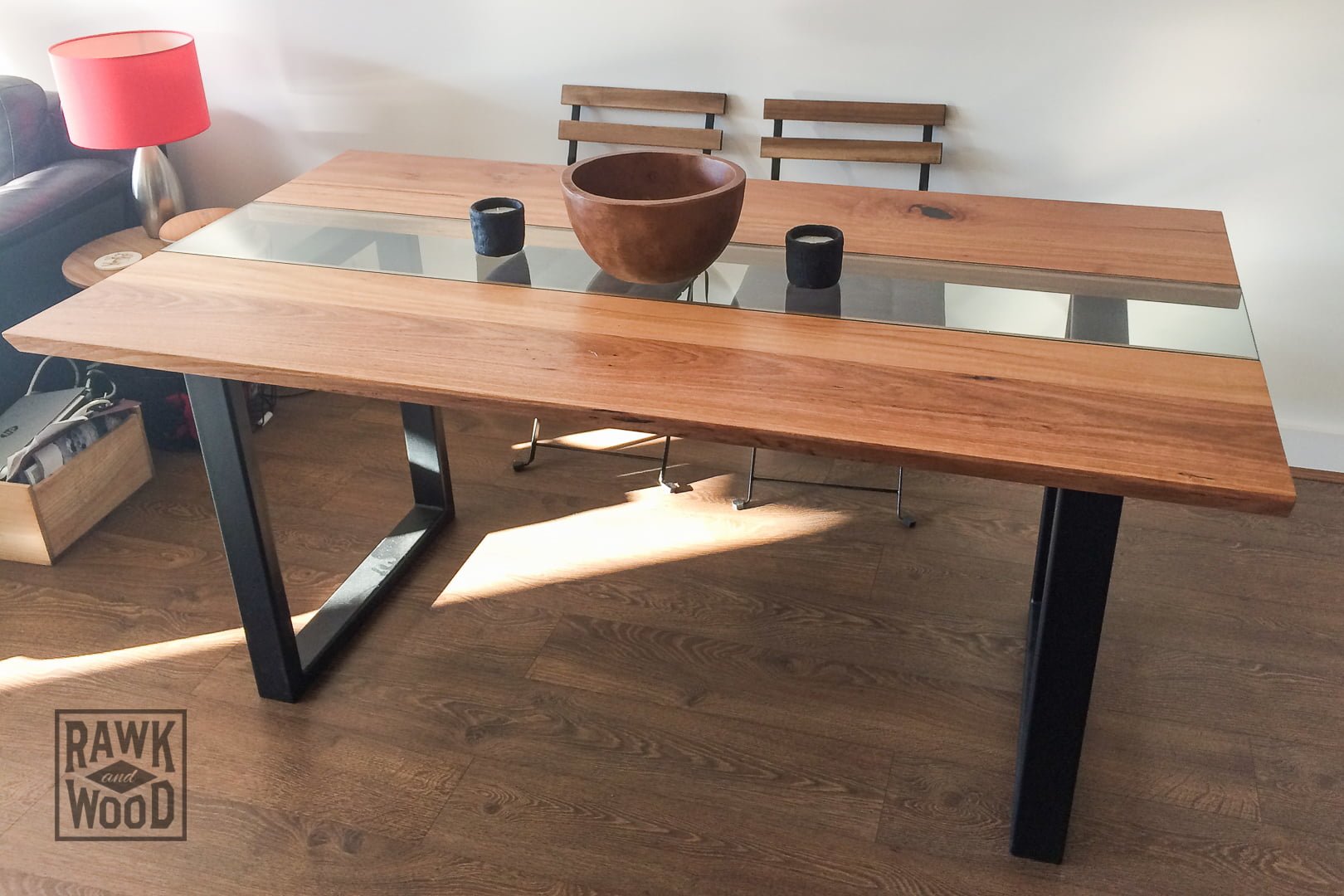 Recycled-Timber-Dining-Table, made in Melbourne by Rawk and Wood