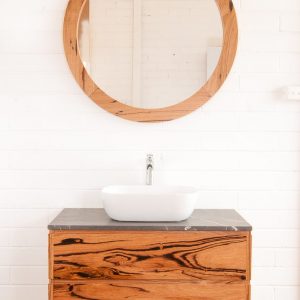 recycled-timber-bathroom-vanity, made in Melbourne by Rawk and Wood