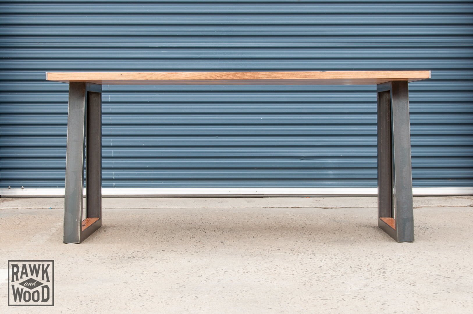 recycled-timber-office-desk, made in Melbourne by Rawk and Wood